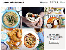 Tablet Screenshot of cucinainternazionale.com